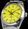 Rolex Oysterdate Precision 6694 Oyster Yellow Dial